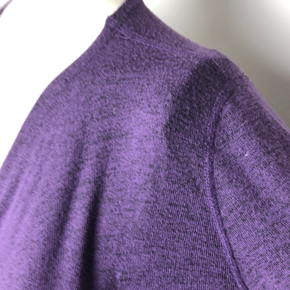 Karma Black/Purple Infinity Knit Wrap Cardigan Size M - Picture 9 of 15